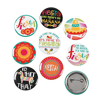 Fiesta Mini Buttons - 24 Pc.
