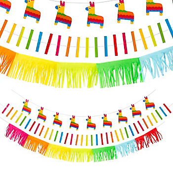 Fiesta Party Garland Banners - 3 Pc.