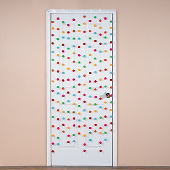Fiesta Pom-Pom Door Curtain