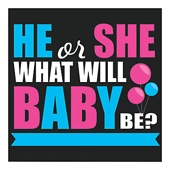 Gender Reveal Backdrop Banner