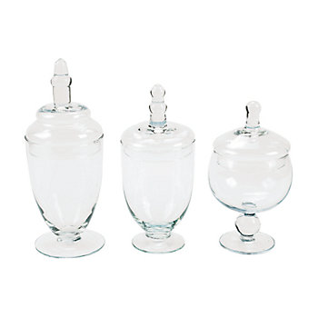 Clear Glass Milk Bottles with Lids - 12 Pc. | Oriental Trading