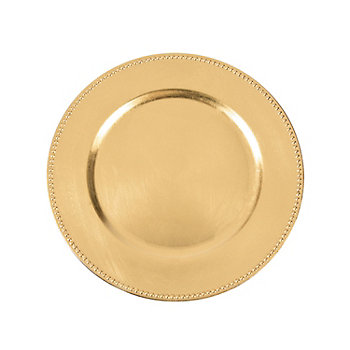 Gold Chargers - 6 Ct.
