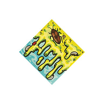 Gross Slime Beverage Napkins
