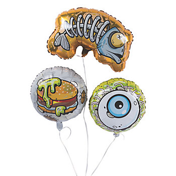 Gross Slime Mylar Balloons - 3 Pc.