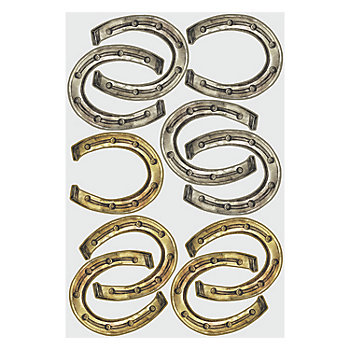 Horseshoe Floor Clings - 10 Pc.