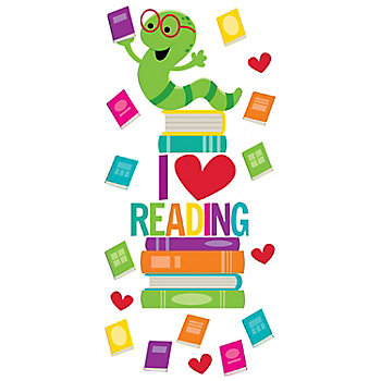 I Love Reading Door Decorating Kit - 21 Pc.