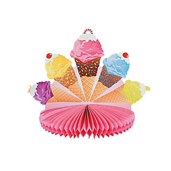 Ice Cream Party Decoration Kit  Themed Ice Cream Birthday Decoration –  Hashtag Cutouts