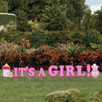 It's A Girl Yard Sign