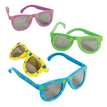 Kids' Fish Print Sunglasses- 12 Pc.