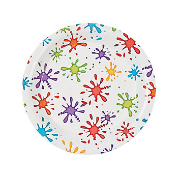 durony 64 Pieces Art Birthday Party Supplies Include Art Party Plates,  Napkins and Cups Ideal for Art Party Birthday Back to School Theme Party  Decors