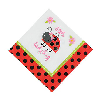 Little Ladybug Luncheon Napkins - 16 Pc.