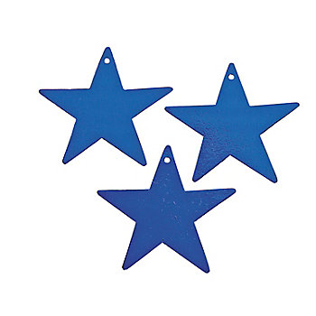 Metallic Stars - 12 Pc.