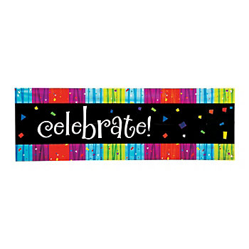 Milestone Celebration Add an Age Plastic Banner