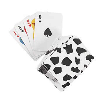 Mini Farm Animals Playing Cards - 24 Pc.