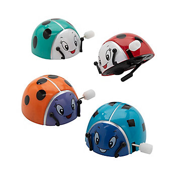 Mini Flipping Wind-Up Ladybugs - 12 Pc.