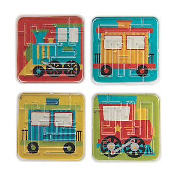 Mini Train Maze Puzzles - 24 Pc.