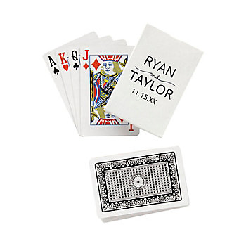 Names Playing Cards with Personalized Box - 12 Pc.