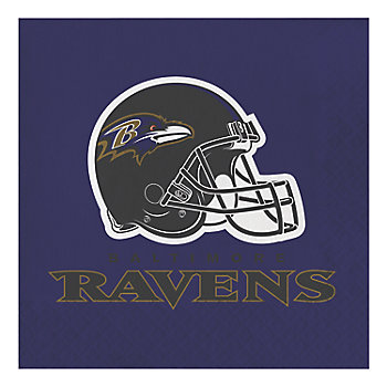 NFL Baltimore Ravens Napkins 48 Count