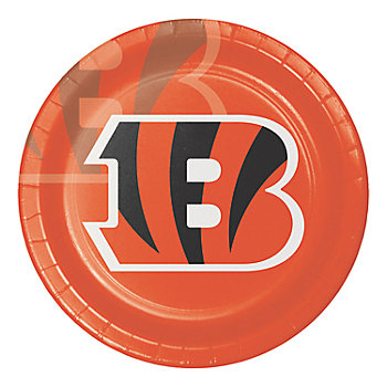 Officially Licensed Cincinnati Bengals Logo Football Tableware