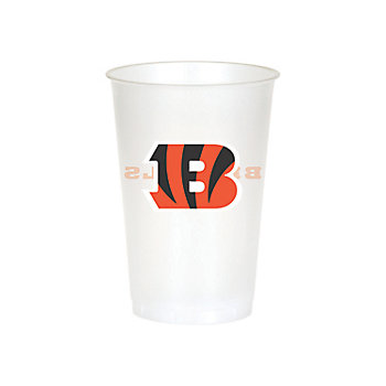 Cincinnati Bengals Cincy Tumbler Glass Tumbler Orange and Black Cincinnati Bengals  Tumbler 