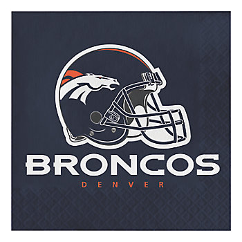NFL Denver Broncos Napkins 48 Count