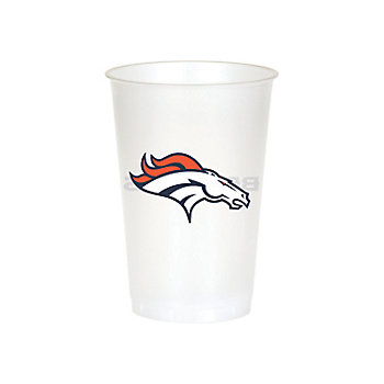 NFL Denver Broncos Plastic Cups - 24 Ct.