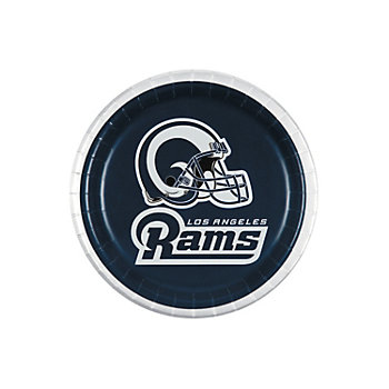 LOS ANGELES RAMS NFL FOOTBALL Party Supply Kit w/Plates & Tablecover