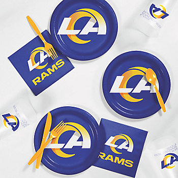 Los Angeles Rams Tableware Kit for 18 Guests