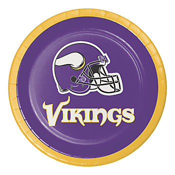 Minnesota Vikings Decor 34pc Super Bowl Football Party Pack, Purple, Serves  8 