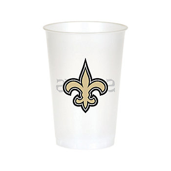 Duck House NFL New Orleans Saints 16oz Crystal Freezer Tumbler with Lid and  Straw