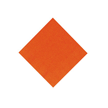 Orange Beverage Napkins - 50 Pc.