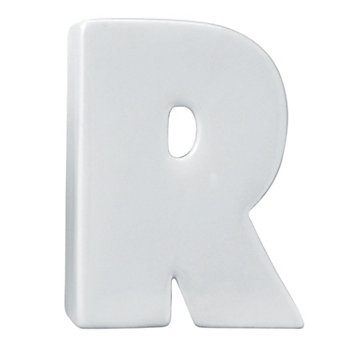 Paint Your Own Porcelain Letter  R