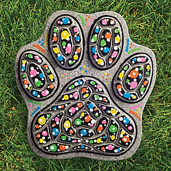 Paint Your Own Stepping Stone: Paw Print