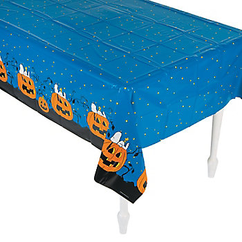 Peanuts® Halloween Plastic Tablecloth