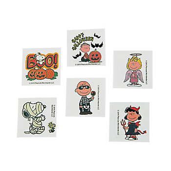 Peanuts® Halloween Temporary Tattoos - 72 Pc.