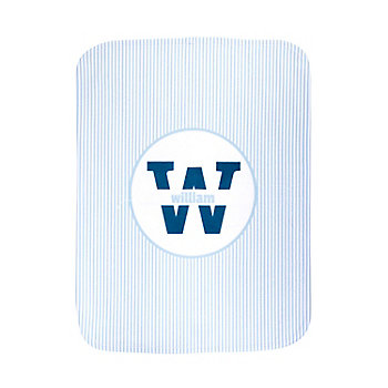 Personalized Baby Burp Cloth - Boy