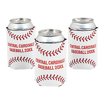 Personalized Baseball Can Coolers - 12 Pc.