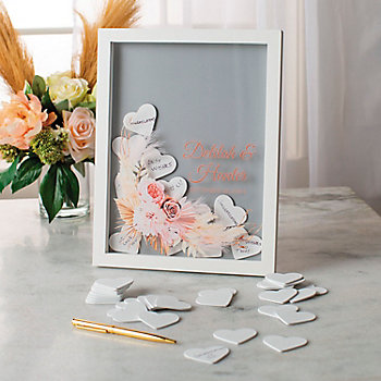 Personalized Boho Guest Book Frame