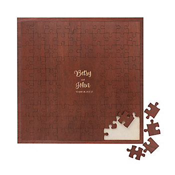 Personalized Jigsaw Puzzle Guest Book - Less Than Perfect