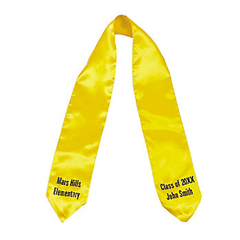 Personalized Kids Elementary School Graduation Stole