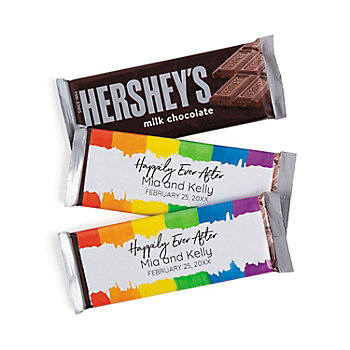 Personalized Rainbow Candy Bar Labels - 12 Pc. 