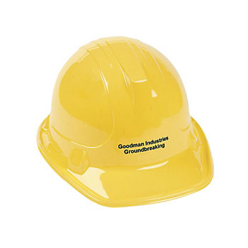 Personalized Yellow Construction Hats - 12 Pc.