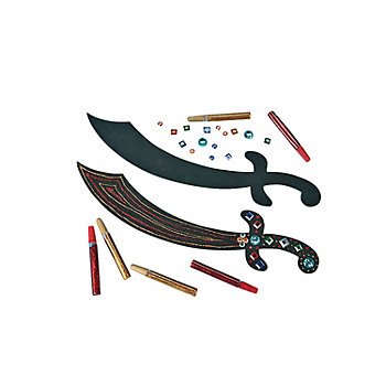 Pirate Sword Craft Kit - Makes 12