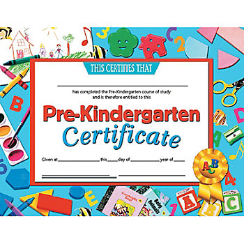 Pre-K Certificates
