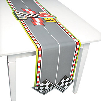 Race Car Birthday Table Runner