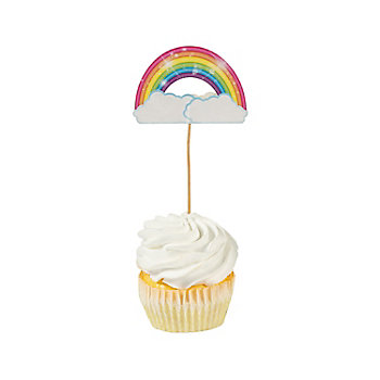 Rainbow Cloud Food Picks - 12 Pc.