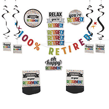 Retirement Party Decorating Kit - 12 Pc.