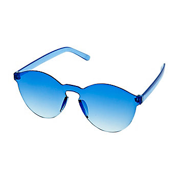 Rimless Blue Glasses - 12 Pc.