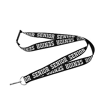 Senior Black Breakaway Lanyards - 12 Pc.