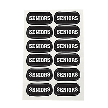 Seniors Eyeblack Temporary Tattoos - 12 Pc.